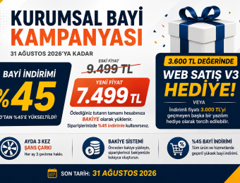 Ağustos Ayına Özel, Kurumsal Bayilikte Büyük Kampanya