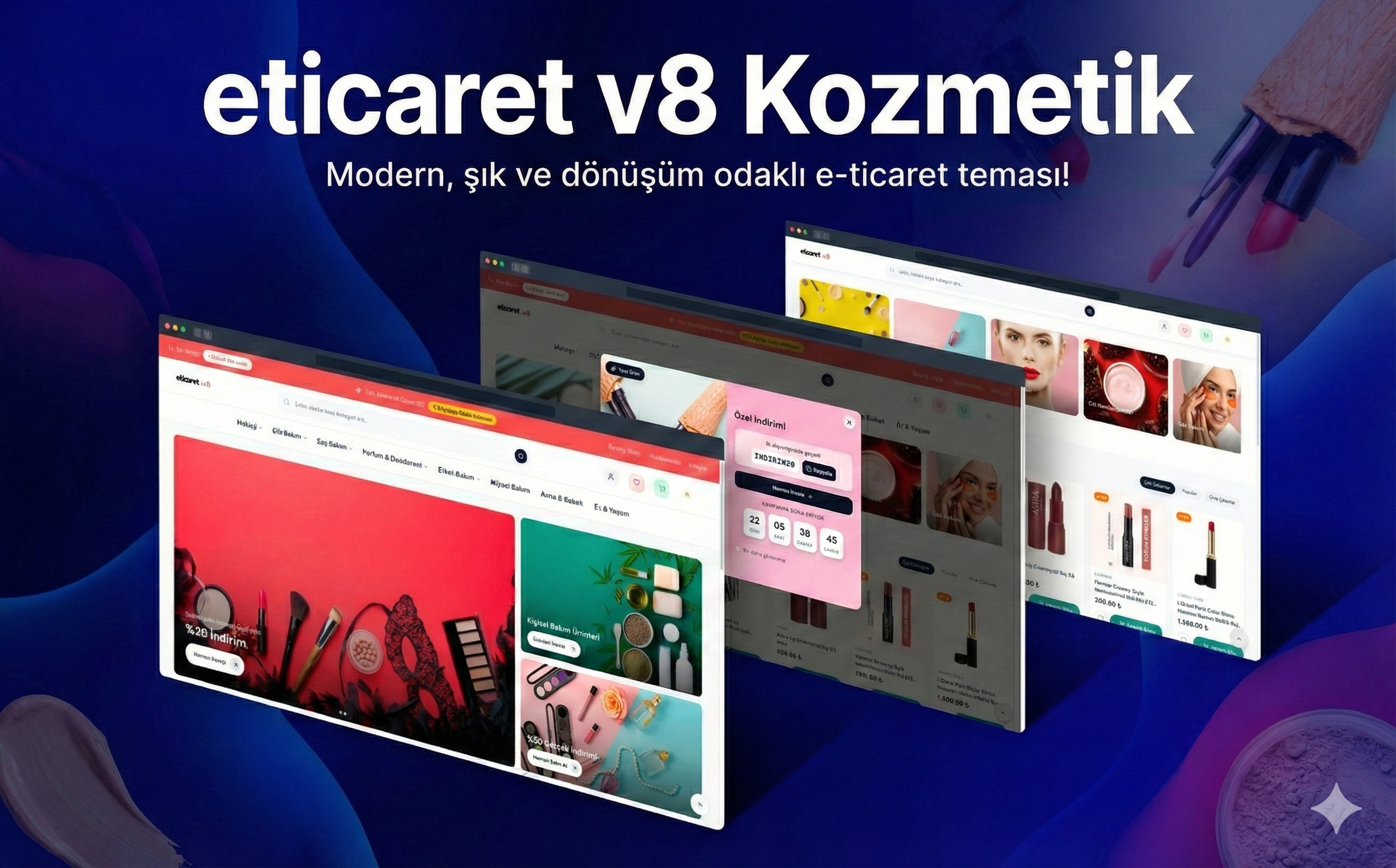 Profesyonel E-Ticaret V8 Kozmetik